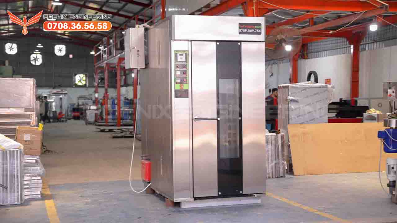 Giá lò xoay 16 khay chuẩn 3B