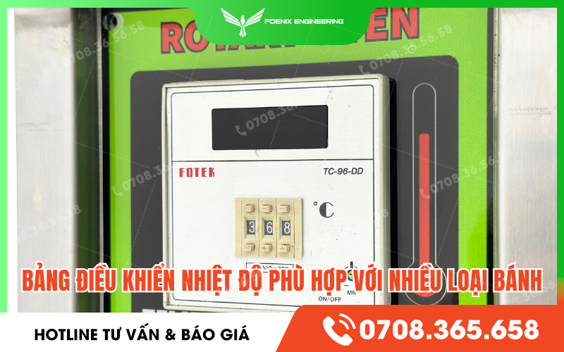 Vận hành lò nướng bánh mì 8 khay dễ không?