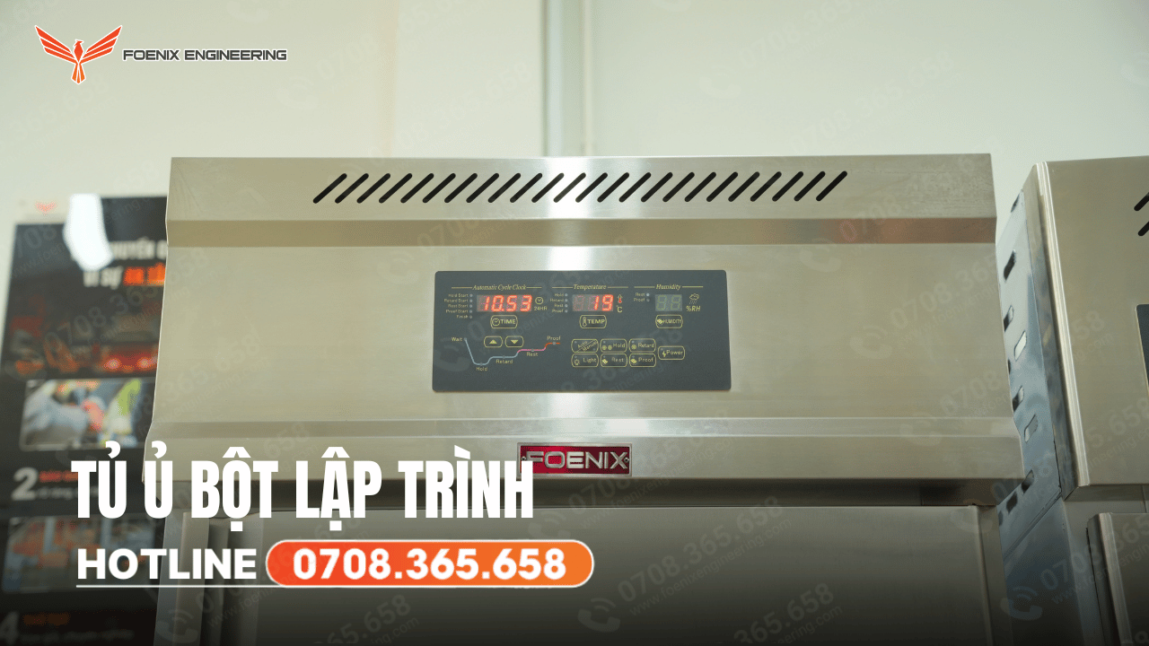 Bảng điều khiển tủ ủ bột lập trình 1 