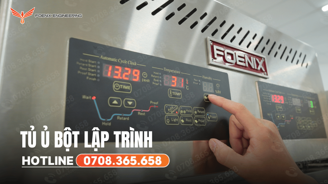 Bảng điều khiển tủ ủ lập trình 2 cửa