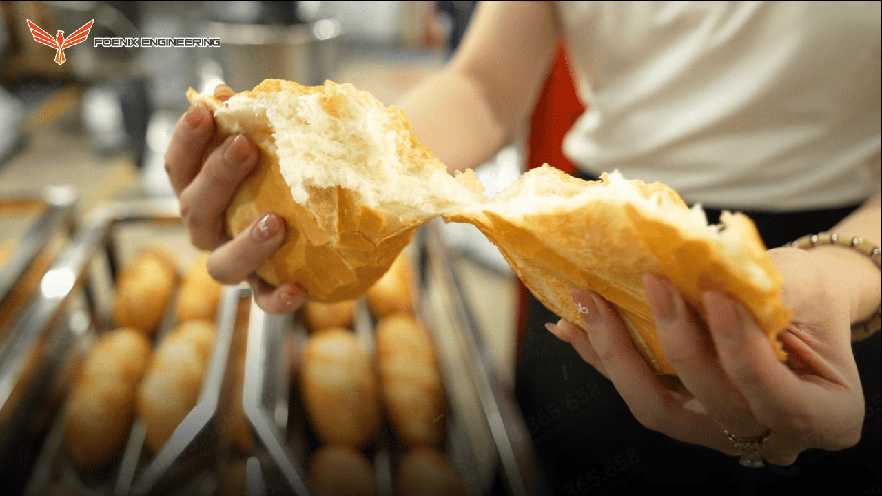 Bánh mì đẹp vỏ mỏng giòn ít vụn