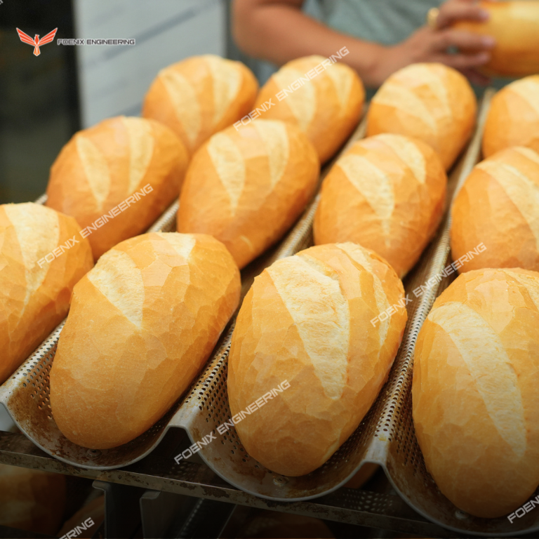 Bánh mì nướng từ lò xoay chuyên dụng