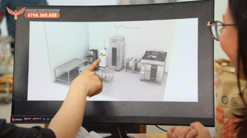 Cách bố trí dây chuyền làm bánh mì 