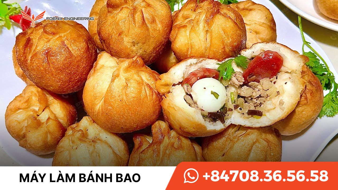 bánh bao chiên bánh bao chiên
