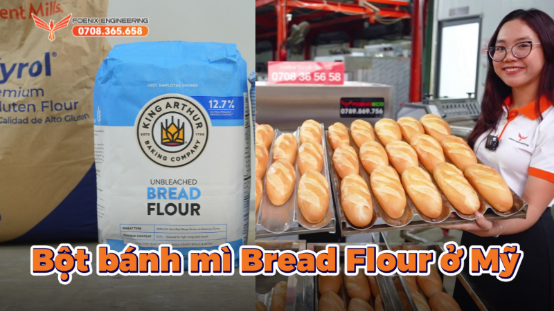 bột làm bánh mì ở mỹ