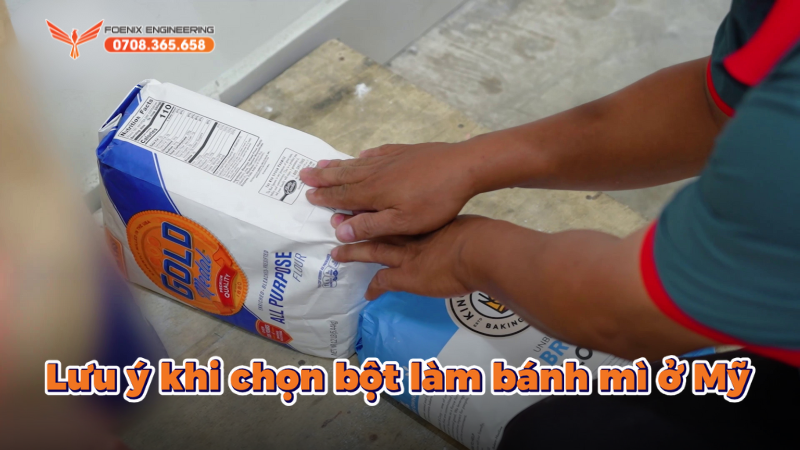 bột làm bánh mì ở mỹ