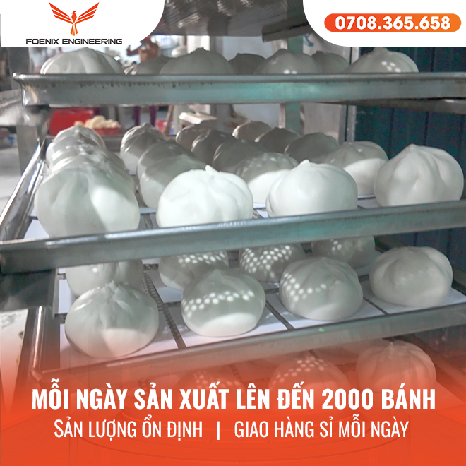 Kết quả sau khi đầu tư dây chuyền làm bánh bao