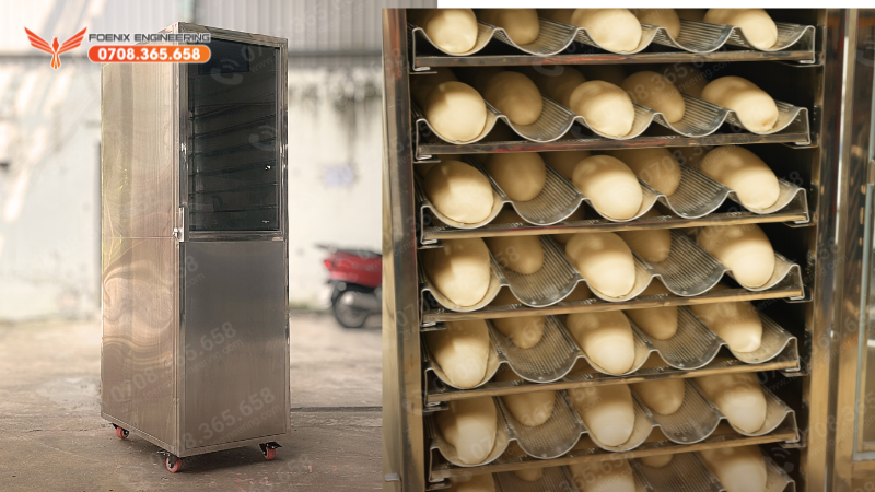 Quy trình làm bánh mì với thiết bị hiện đại