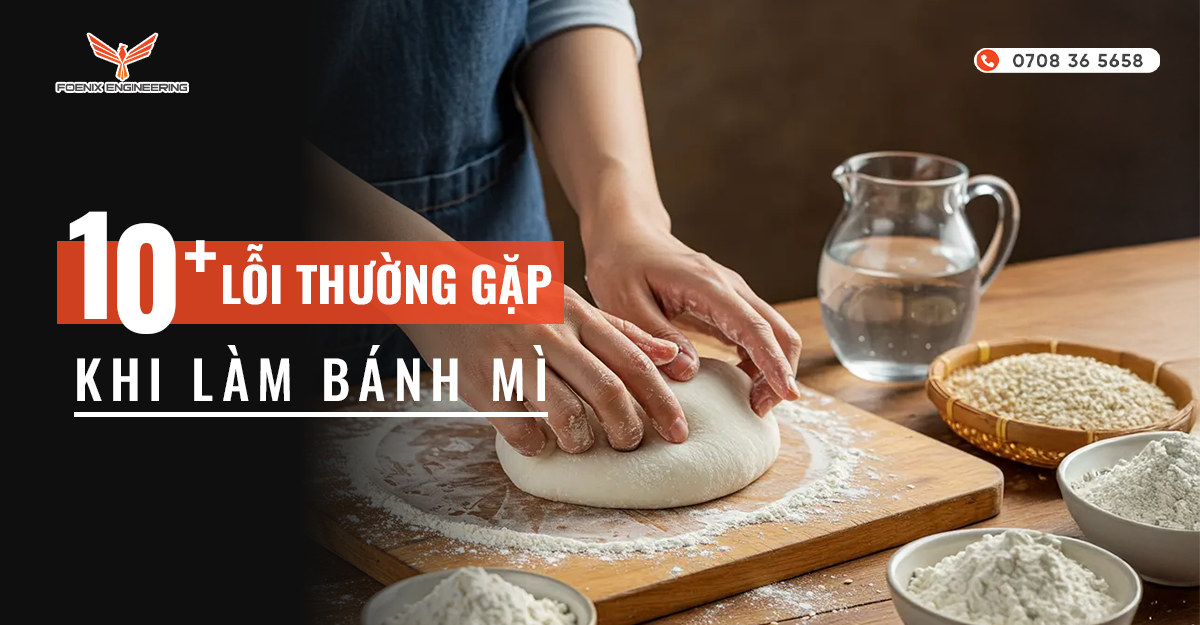 Các lỗi khi làm bánh mì thường gặp