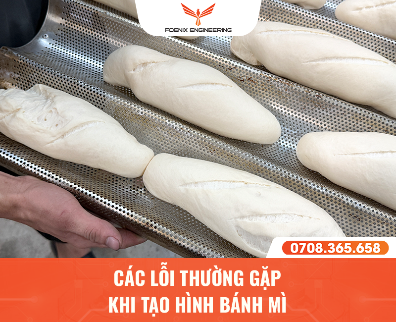 Lỗi thường gặp khi tạo hình bánh mì