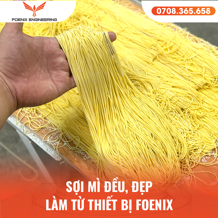 Xưởng gia công máy làm mì tươi uy tín tại HCM