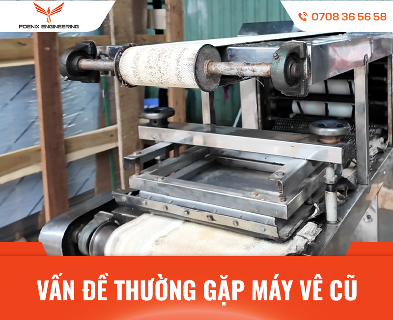 Các vấn đề thường gặp máy se bột cũ 