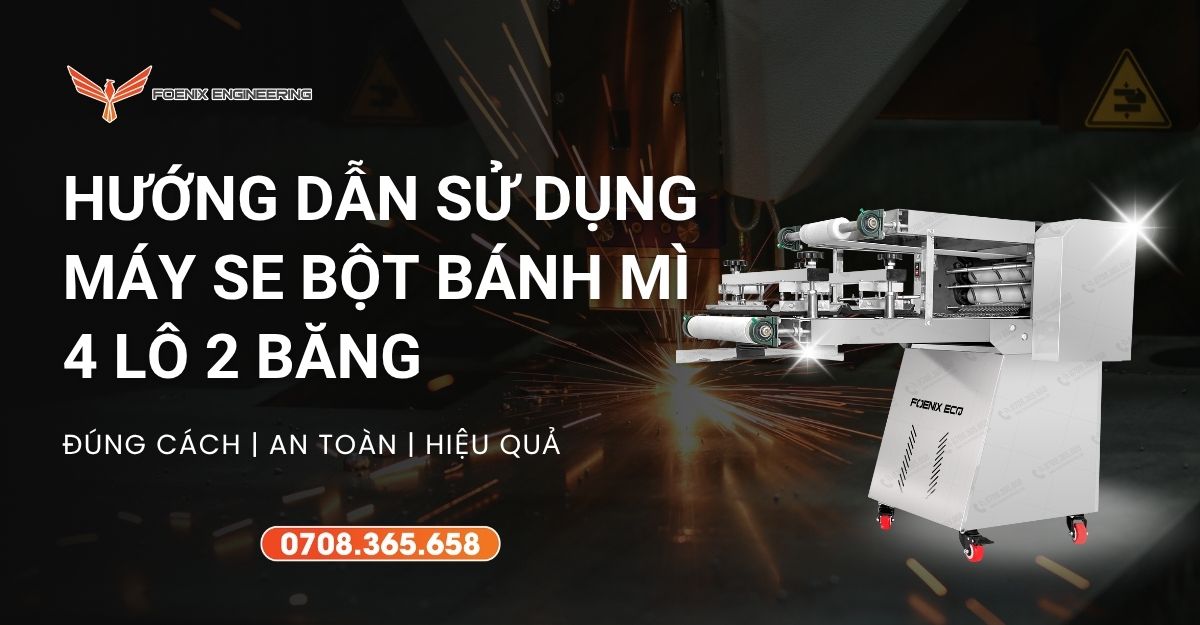 Hướng dẫn cách sử dụng máy se bột 4 lô 2 băng