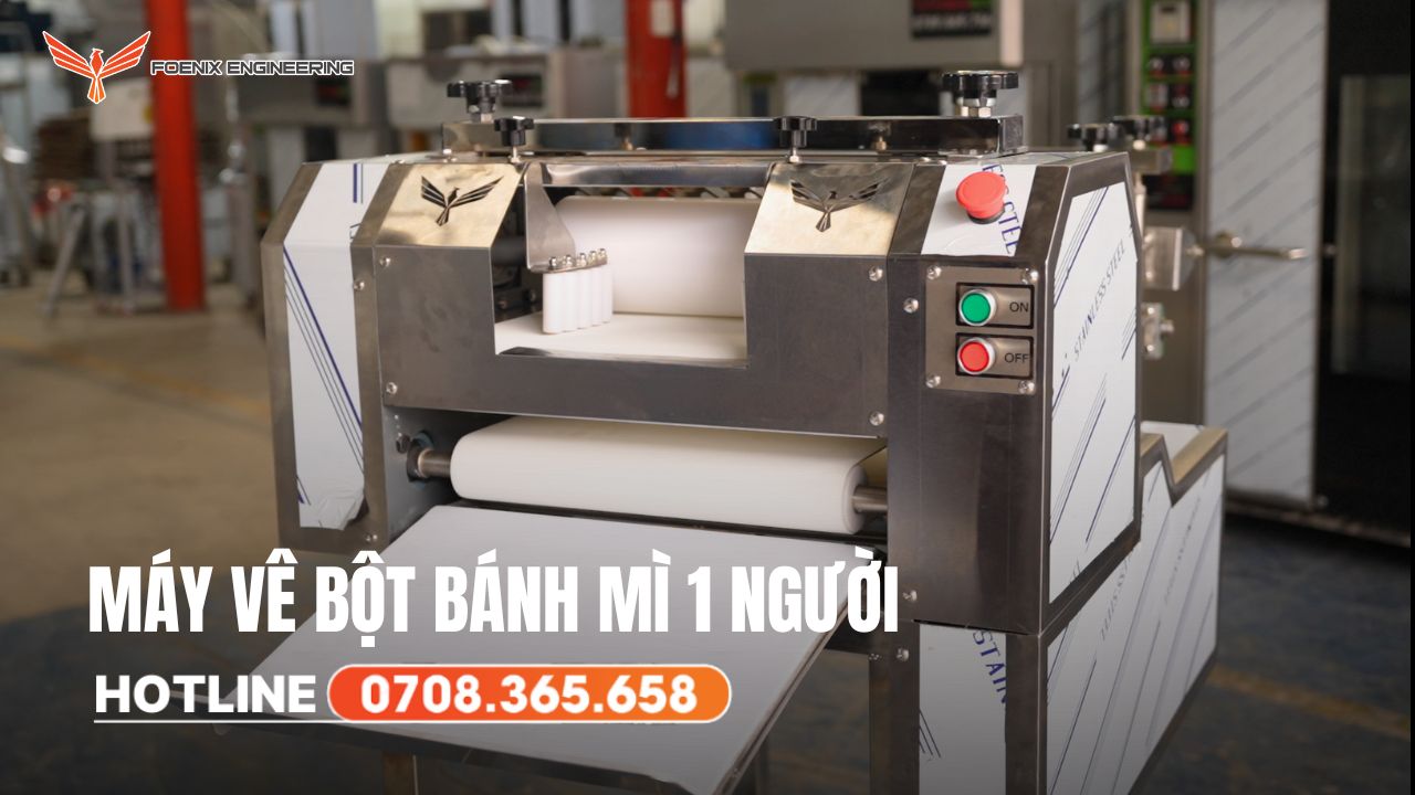 Máy se bột bánh mì 1 người vận hành