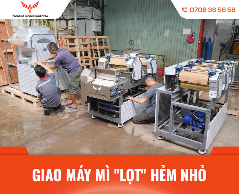 Cách vận chuyển máy làm mì sợi công nghiệp