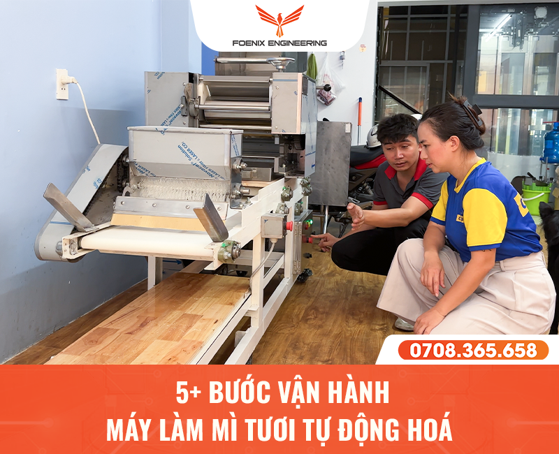 Hướng dẫn cách vận hành máy làm mì tươi sợi