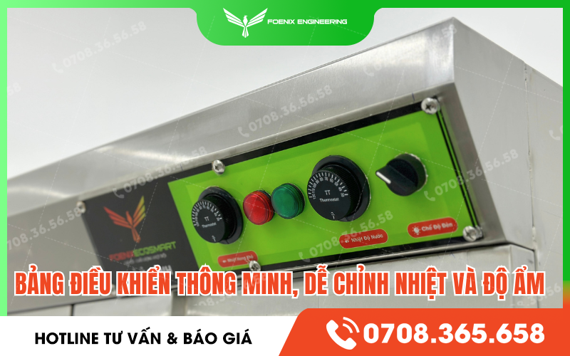 Cách vận hành tủ ủ bột điện