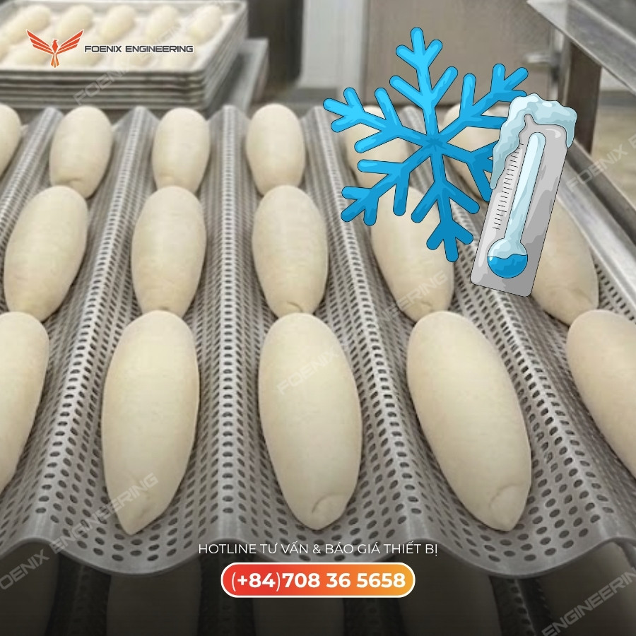 tủ cấp đông bánh mì đông 