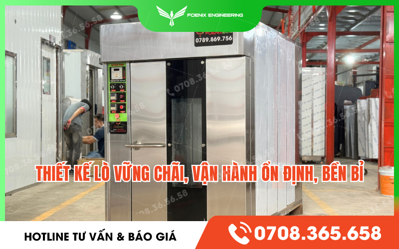 Lò nướng công nghiệp vận hành êm