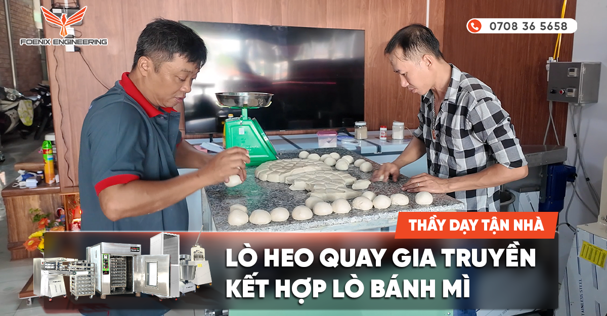 Học làm bánh mì Việt Nam kết hợp kinh doanh heo quay, vịt quay