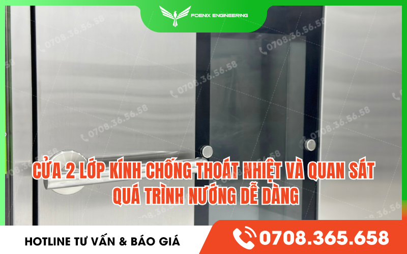 Công dụng lò nướng xoay 6 khay điện Foenix Eco