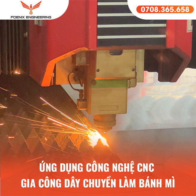 Ứng dụng công nghệ sản xuất dây chuyền bánh mì