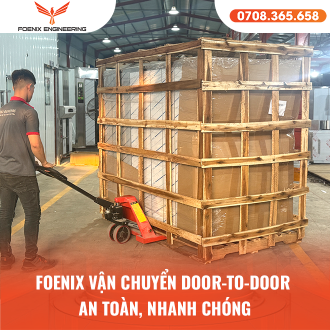 Xuất khẩu dây chuyền làm bánh mì door-to-door