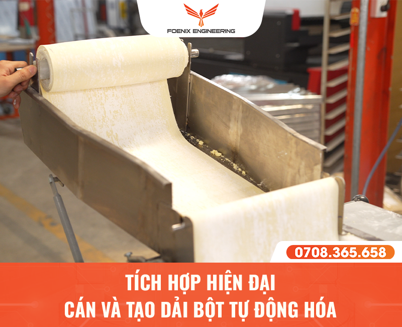 Công nghệ sản xuất mì sợi hiện đại tích hợp nhiều chức năng