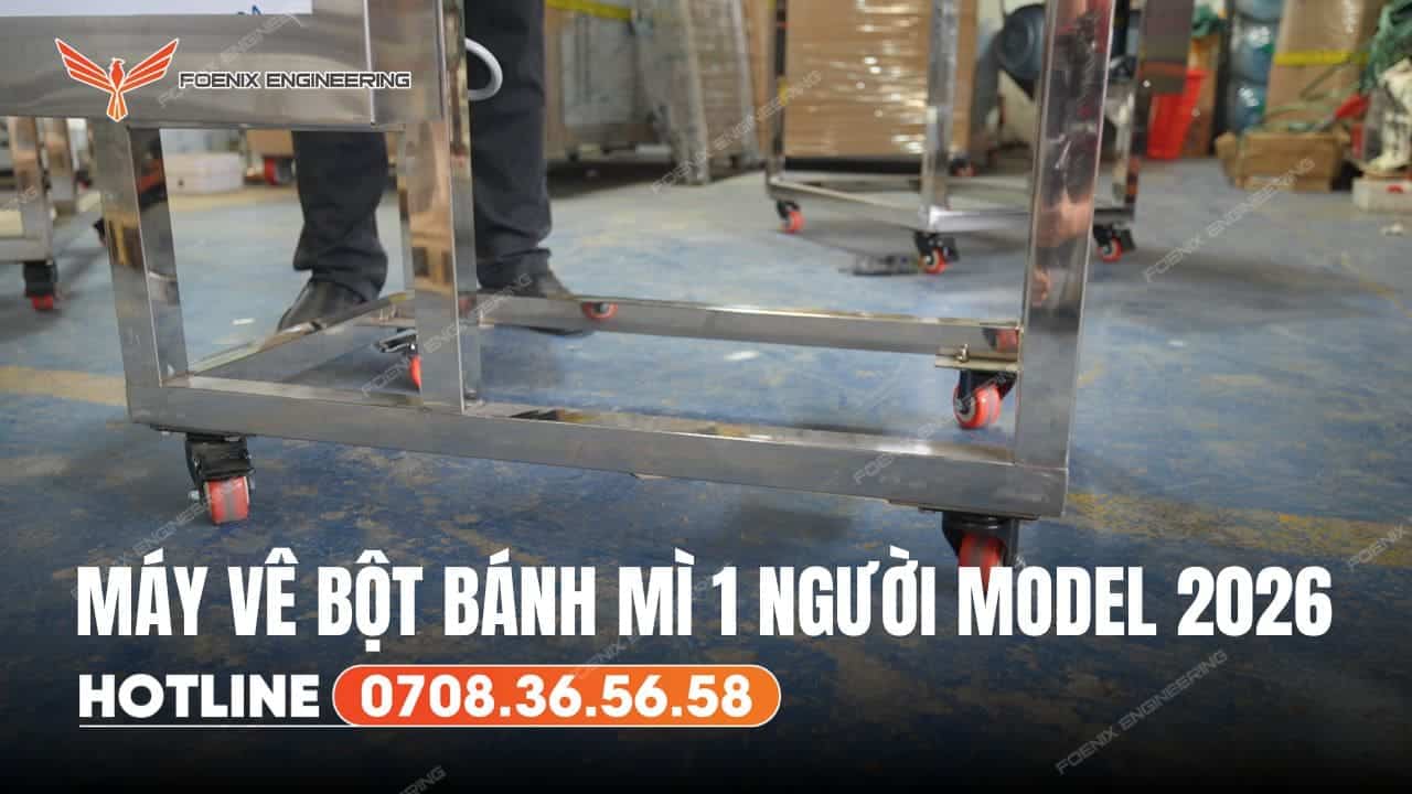 Đặc điểm máy vê bột bánh mì 1 người
