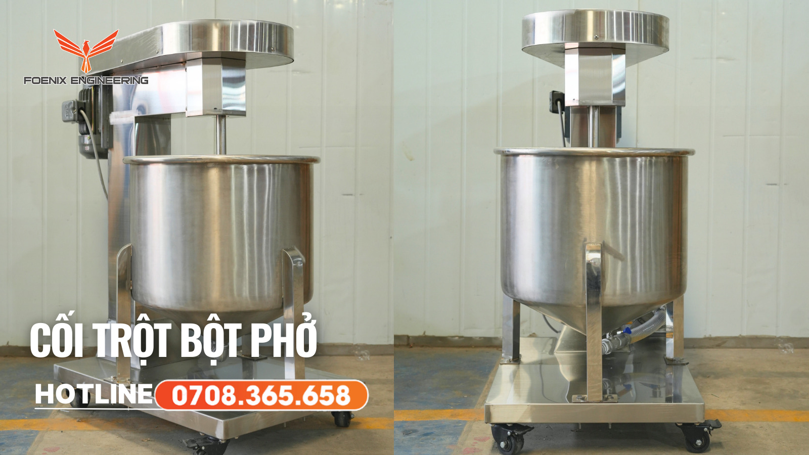 Mục đích sử dụng cối trộn bột bún phở tươi