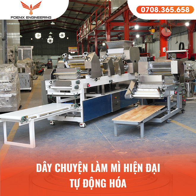 Top lý do khách hàng đánh giá cao dây chuyền làm mì tự động