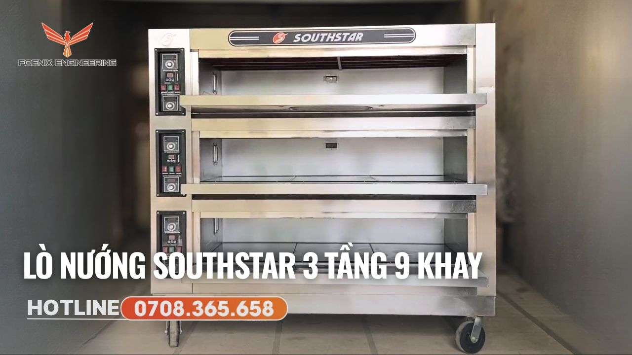 Đặc điểm nổi bật của lò sàn Sputhstar 3 tầng 9 khay