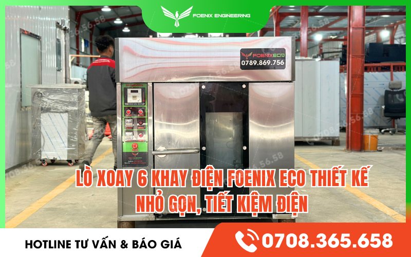 Đặc điểm nổi bật lò nướng bánh mì xoay 6 khay điện 