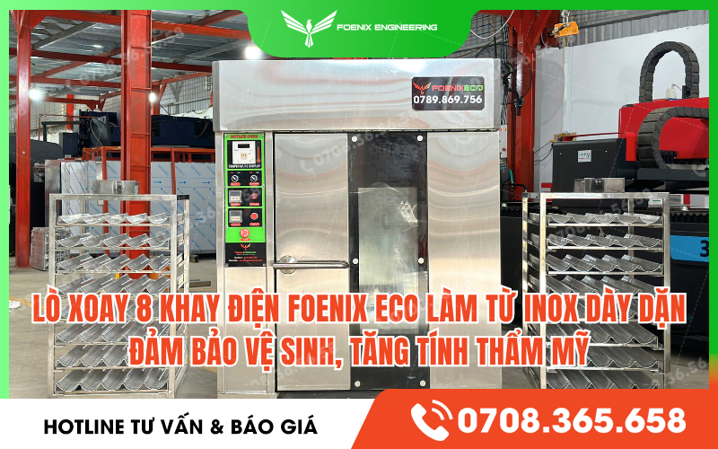 Đặc điểm nổi bật của lò nướng bánh mì 8 khay điện 