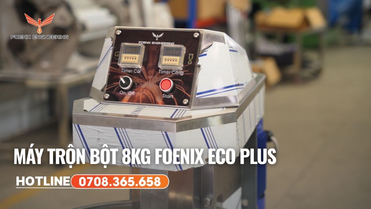 Đặc điểm nổi bật máy trộn bột 8kg Foenix Eco Plus