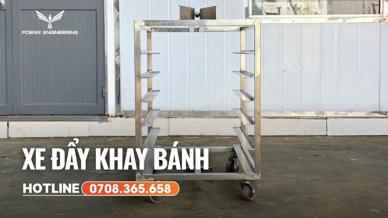 Xe đẩy khay bánh