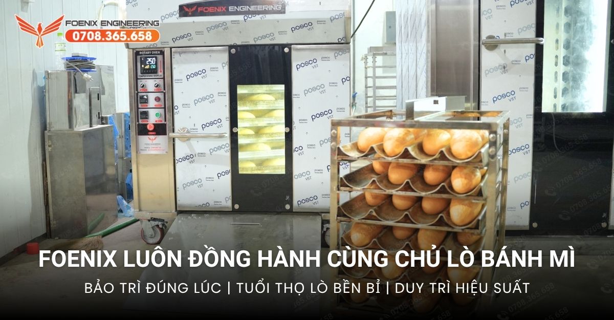 Nơi bán lò nướng công nghiệp bảo hành, bảo trì rõ ràng