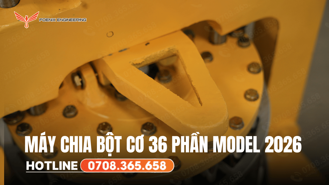 Đầu búa trợ lực máy chia bột 36 phần bằng tay