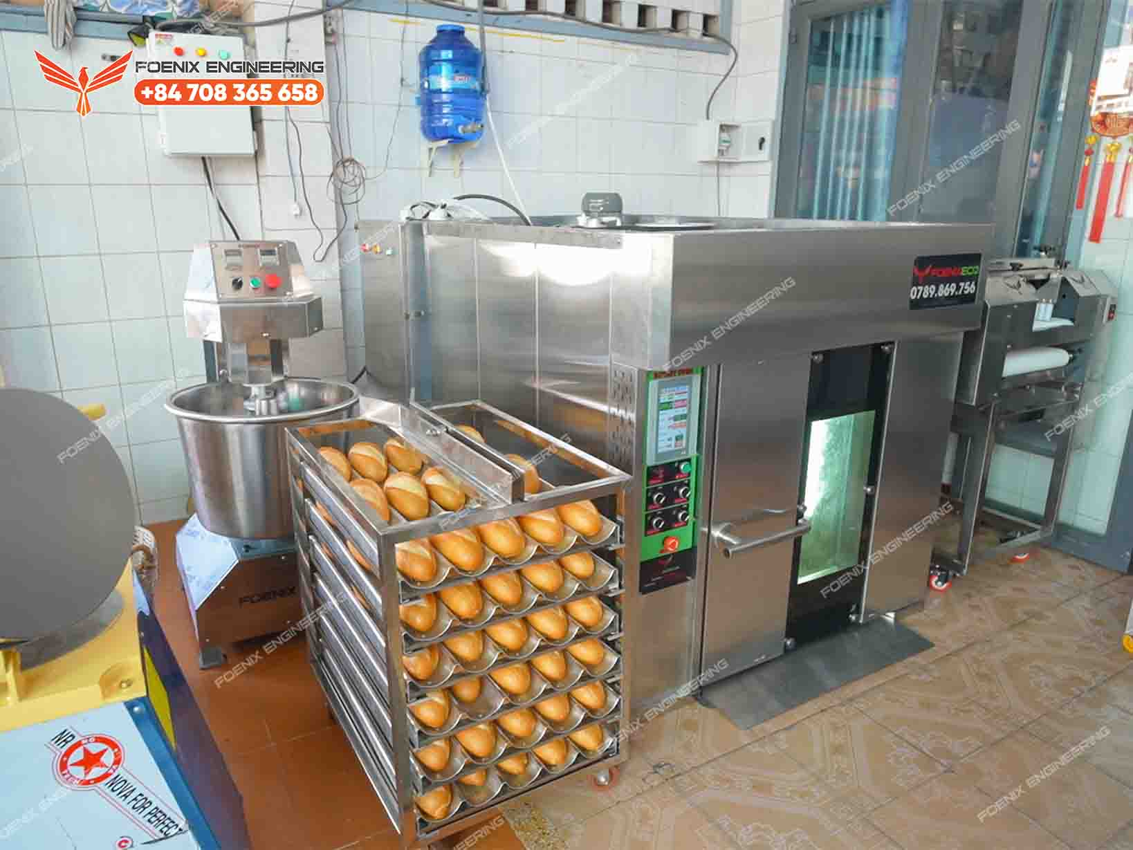 dây chuyền bánh mì Việt Nam