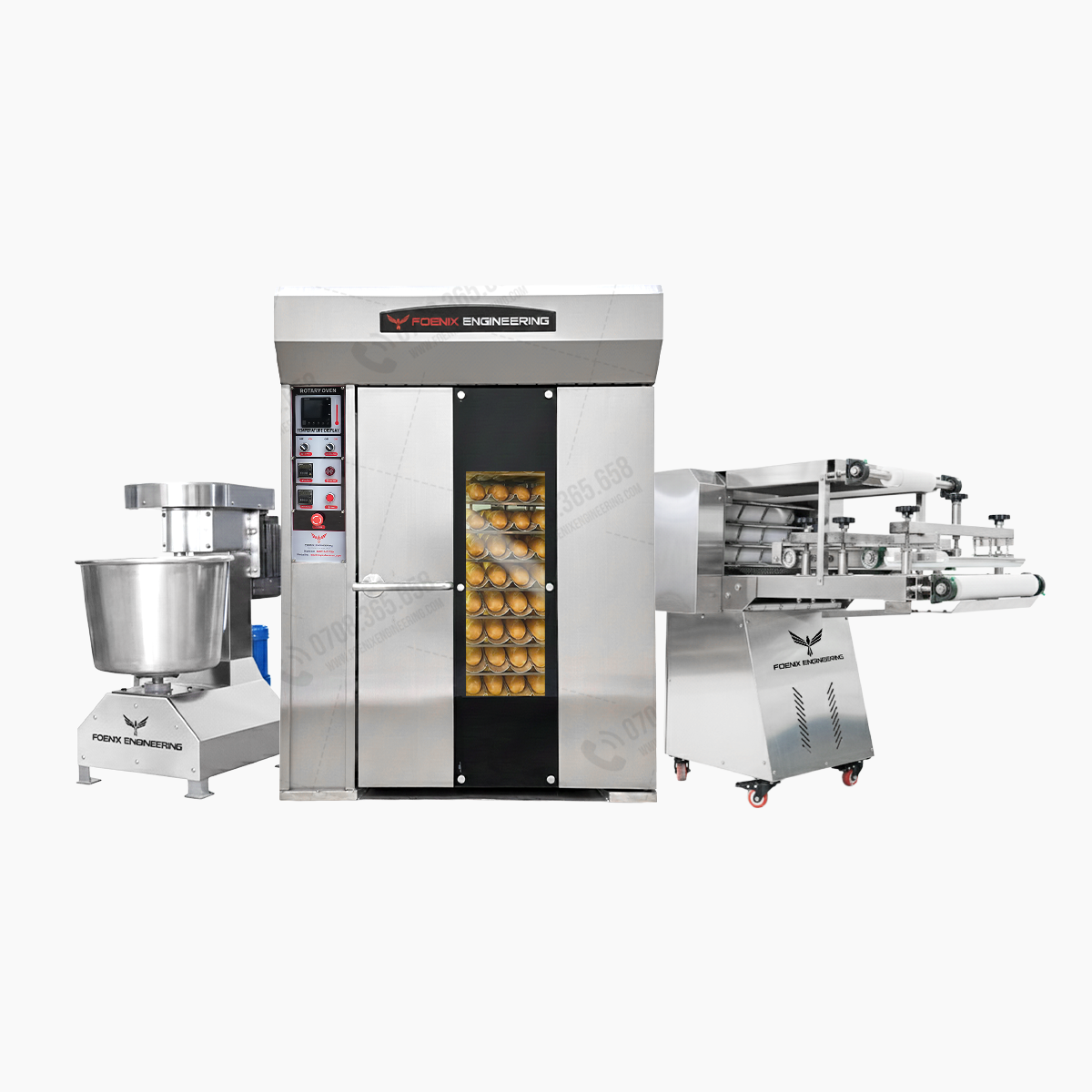 Dây chuyền bánh mì xuất khẩu Foenix Engineering