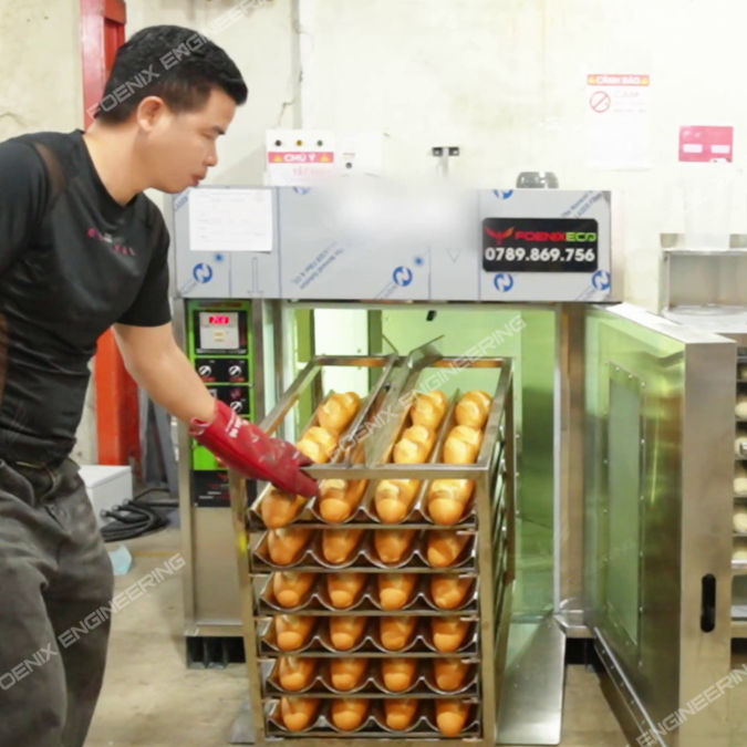 dây chuyền bánh mì xuất khẩu