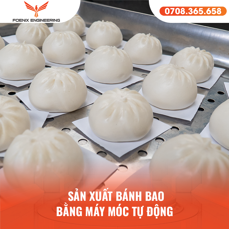 Dây chuyền sản xuất bánh bao gồm thiết bị nào?