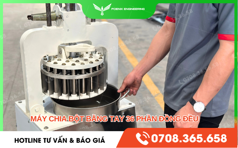 Máy chia bột bằng tay 36 phần Foenix Eco