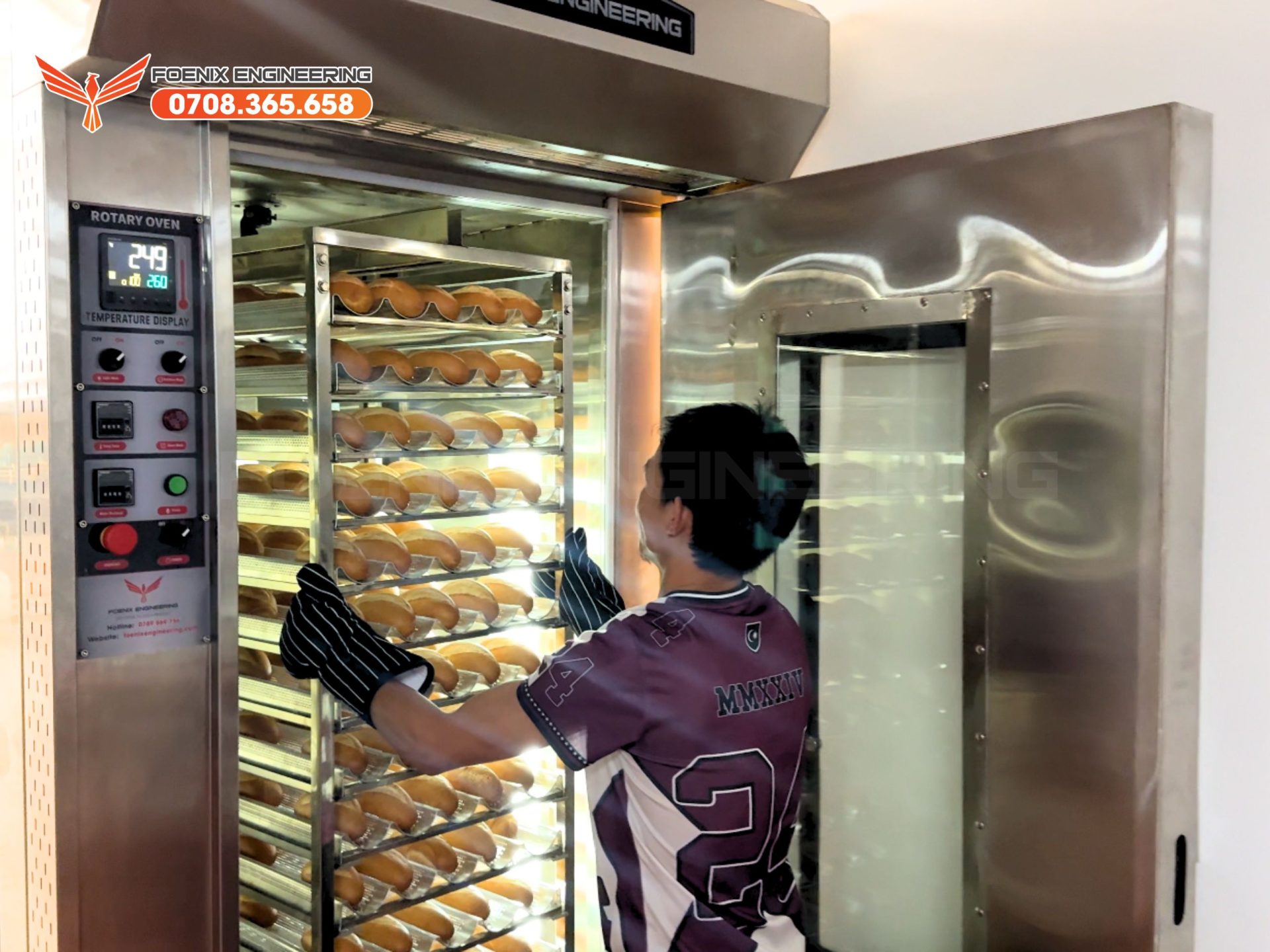 dây chuyền sản xuất bánh mì