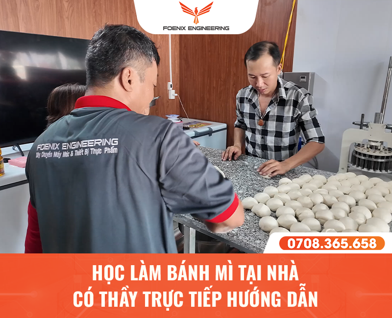 Khóa học làm bánh mì Việt Nam thầy dạy tận nhà miễn phí