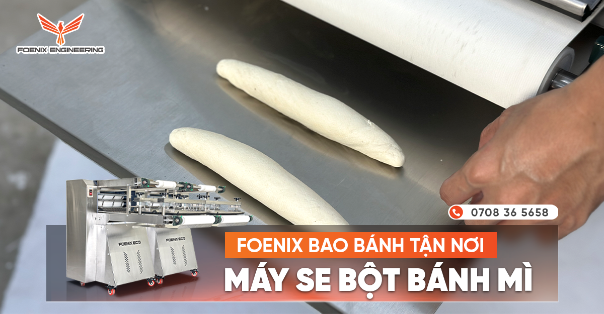 Máy tạo hình bánh mì và dịch vụ bao bánh