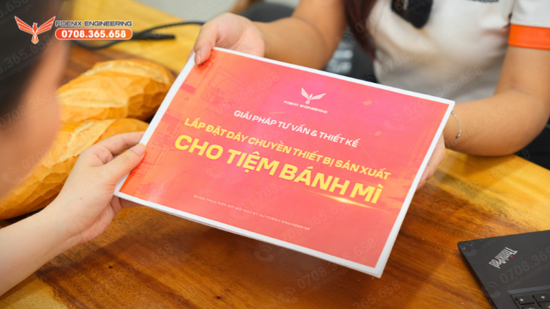 Dịch vụ tư vấn thiết kế lắp đặt bộ máy làm bánh mì