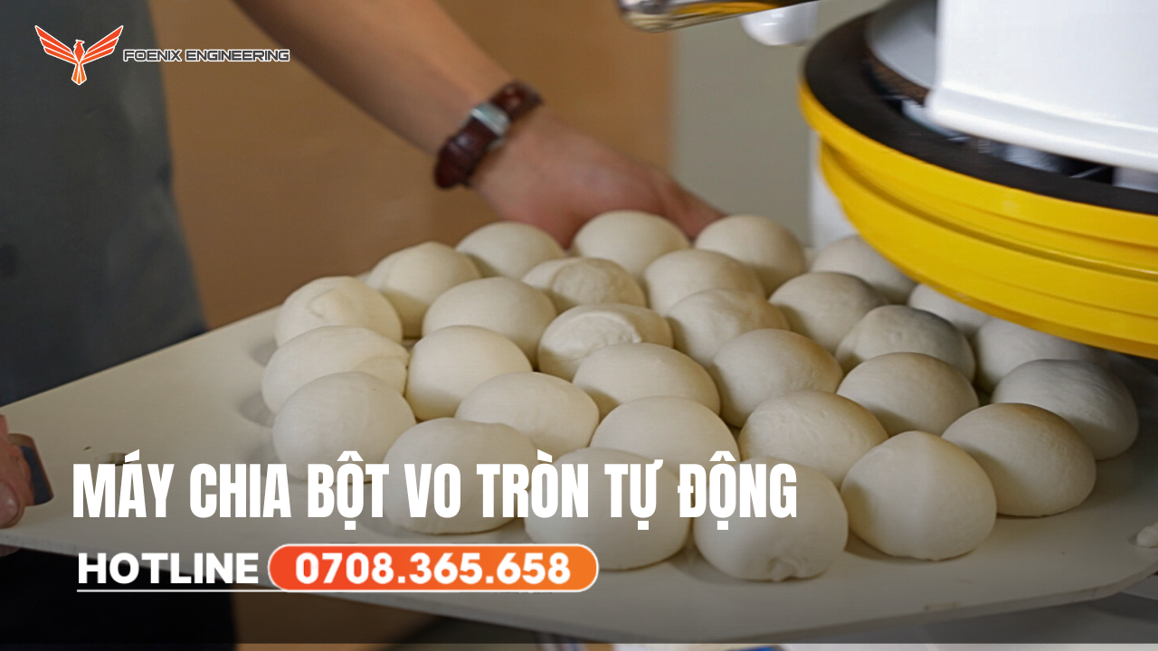 Máy chia bột vo tròn tự động giá tốt