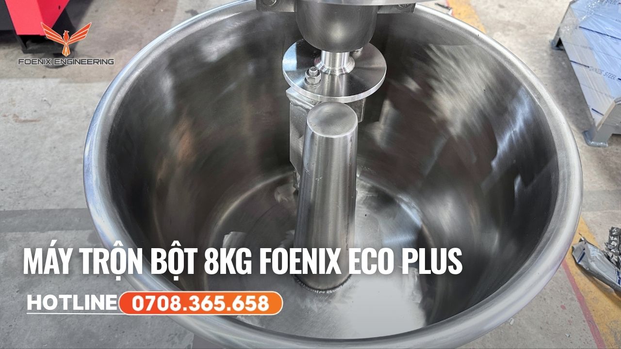 Cối trộn bột làm bánh 8kg inox cao cấp