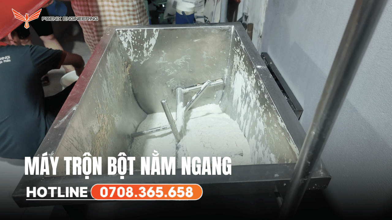 Quy trình vận hành máy trộn bột nằm ngang